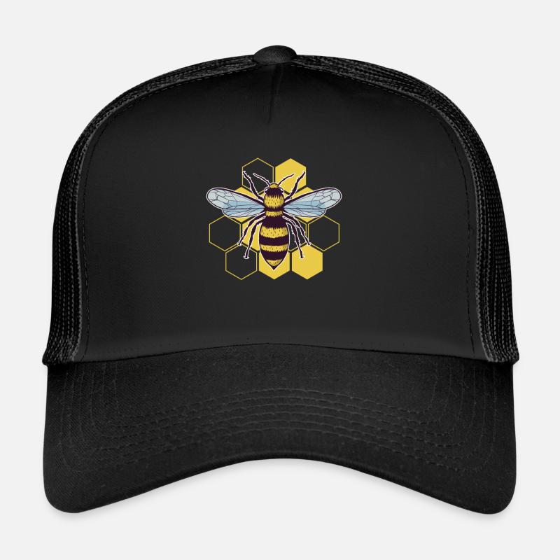 Honigwabe Beekeeper Imker Shirt Geschenk Trucker Cap