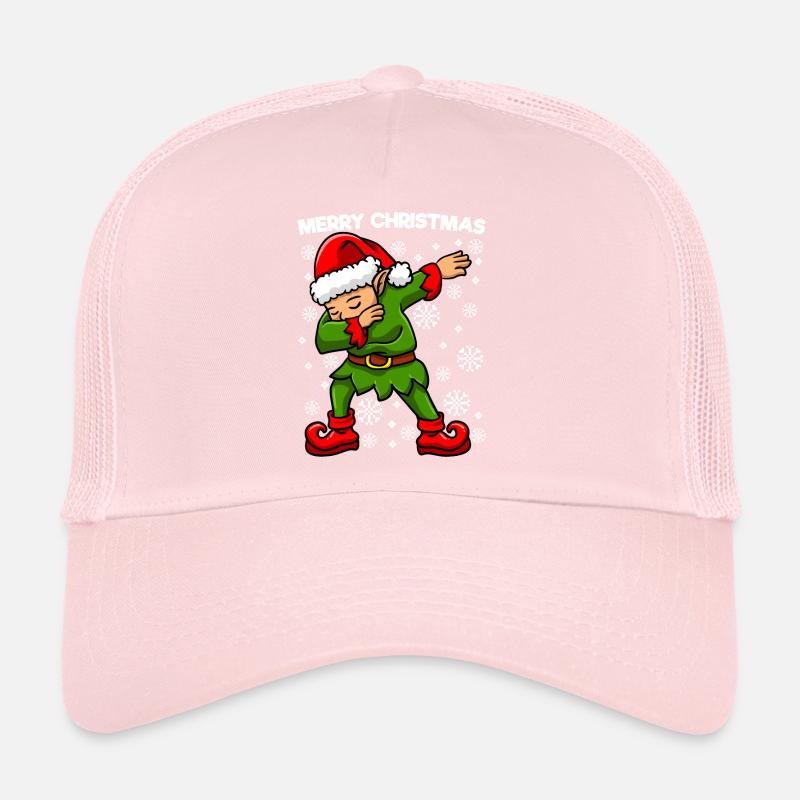 Dabbing Elf Weihnachtself Trucker Cap