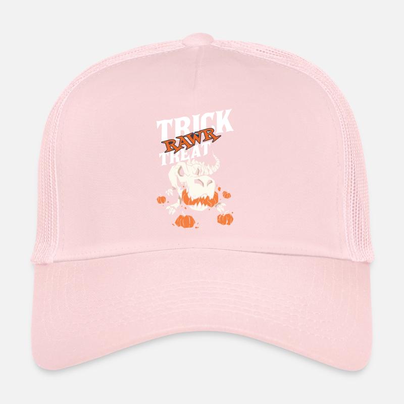 Skelett T-Rex Halloween Gruseliger Dino Horror Din Trucker Cap