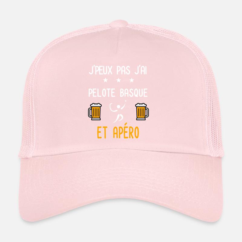 je peux pas j'ai pelote basque apéro Casquette trucker 