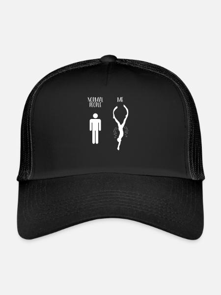 Gens ordinaires et plongeurs - Casquette trucker  - noir/noir - Devant