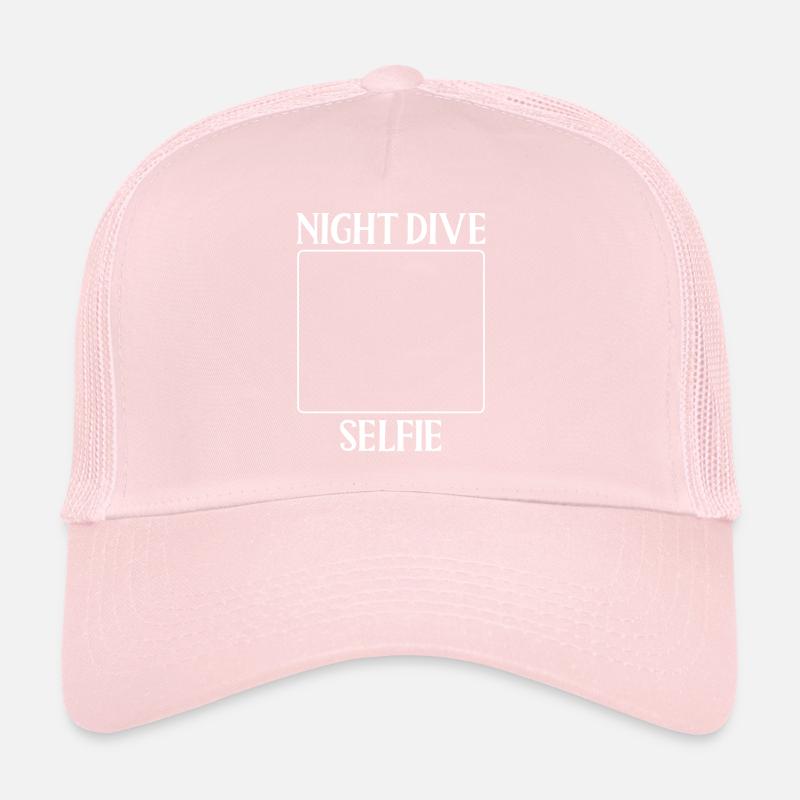 Night Diving Selfie Trucker Cap