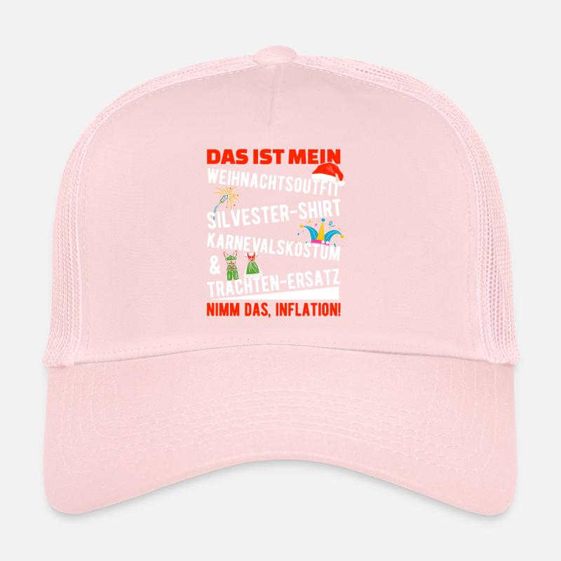 Funny Inflation Quote Christmas Gift Trucker Cap