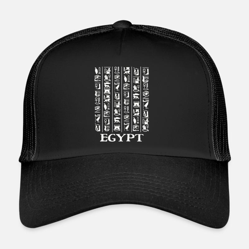 Hieroglyphen Pyramiden Altes Ägypten Trucker Cap