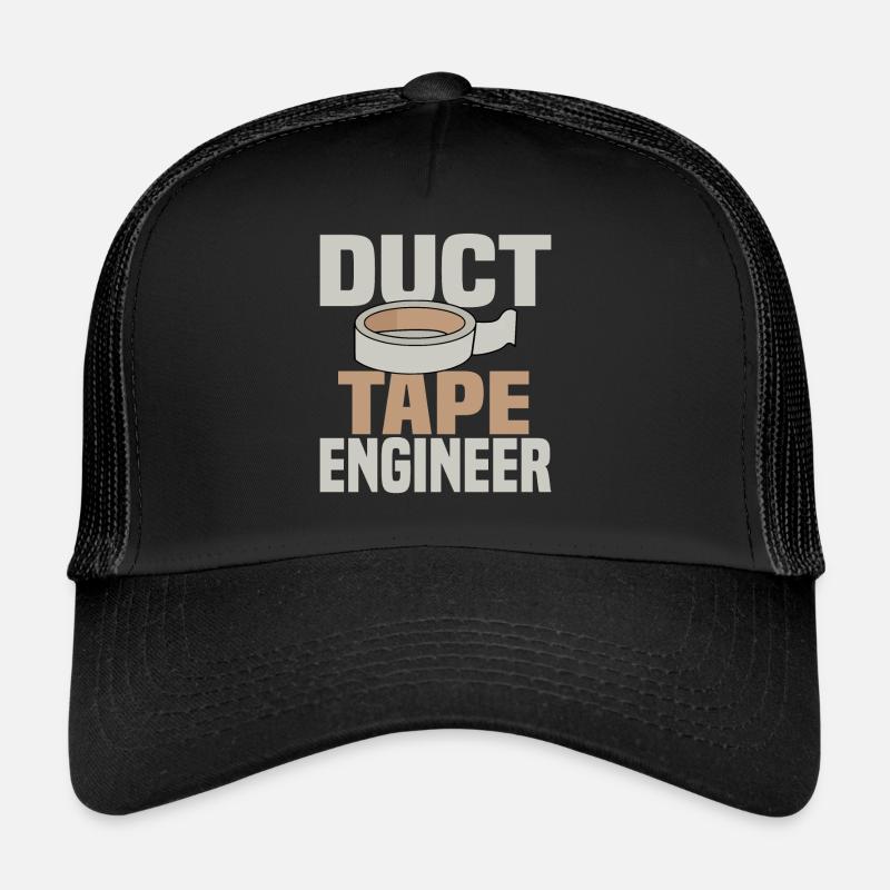 Adhesive Tape Engineer - Funny Craftsman Trucker Cap