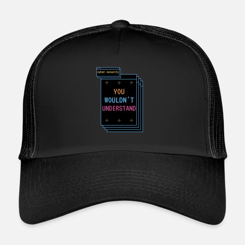 Cybersécurité - Informaticien de sécurité informatique Casquette trucker 