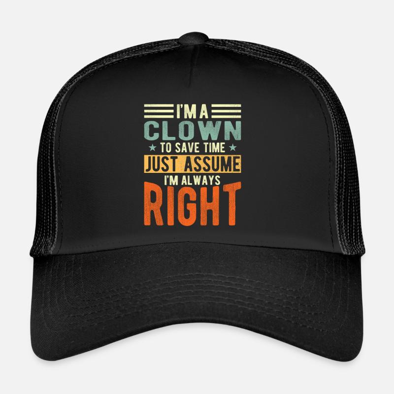 Clown Casquette trucker 