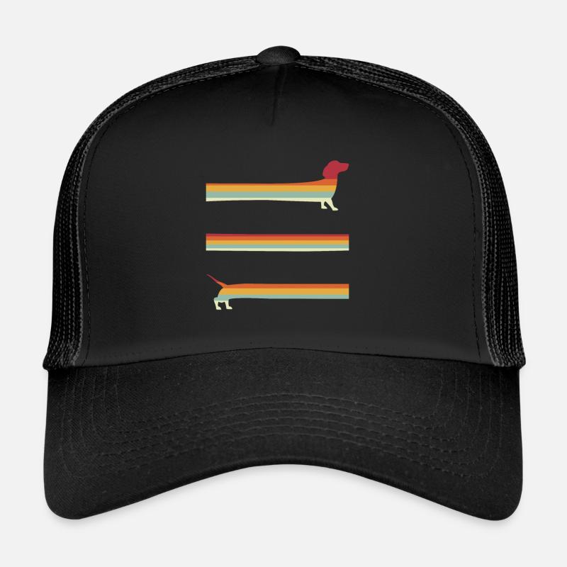 Teckel rétro extra long Casquette trucker 