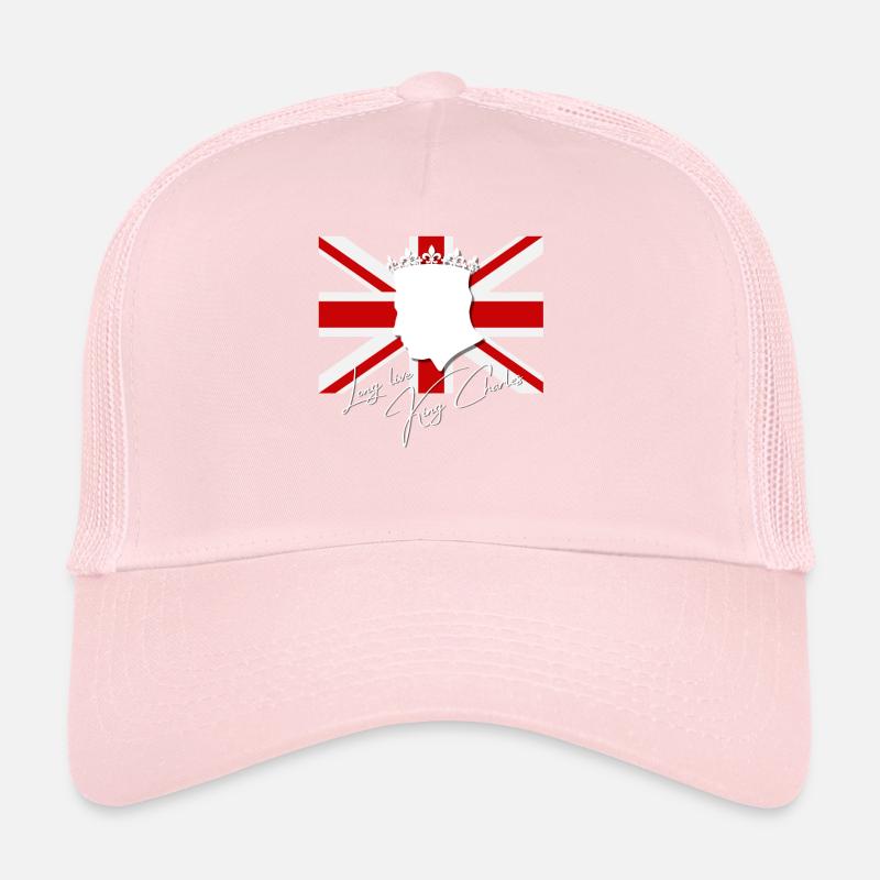 British King Coronation Charles England Flag Trucker Cap