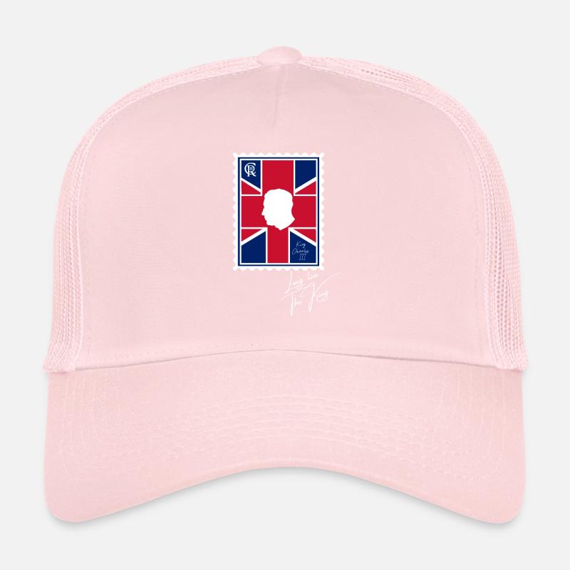Couronnement du roi britannique Charles Angleterre Drapeau Casquette trucker 