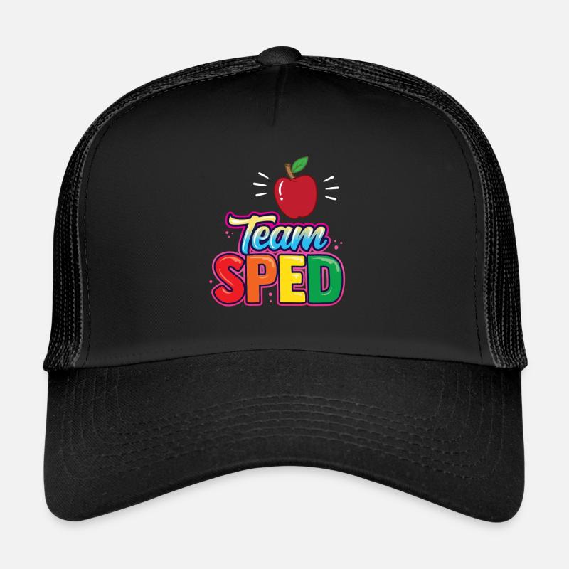Team Special Education Teacher Profession Special Education Trucker Cap