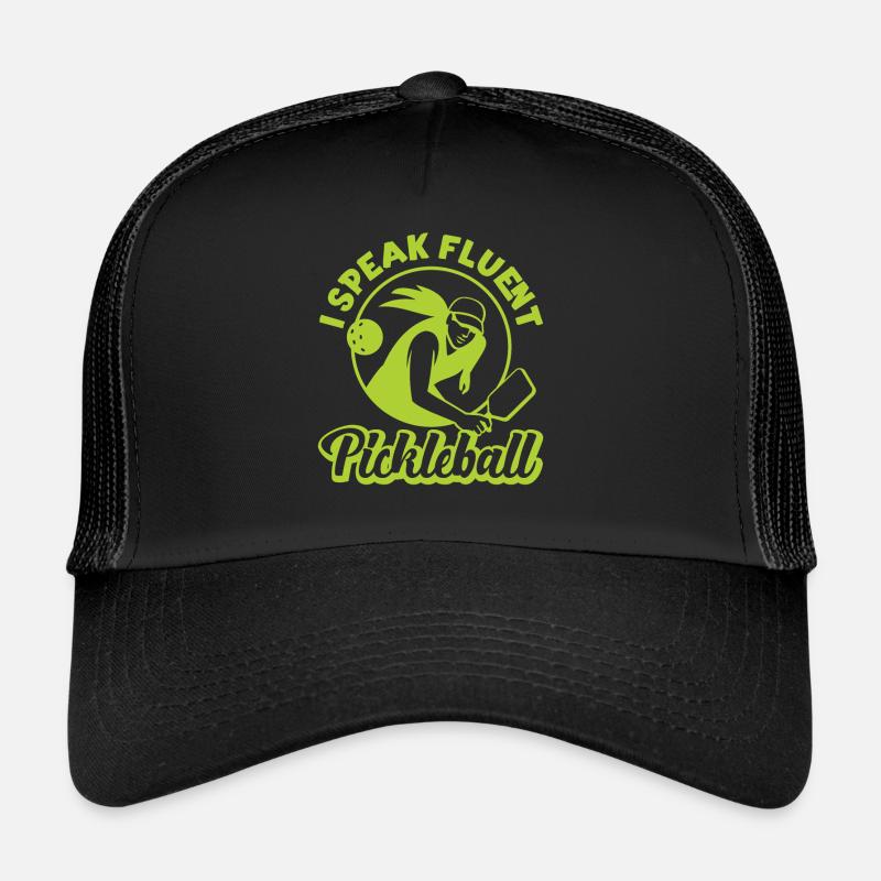 Pickleball Retro I Speak Fluent Trucker Cap