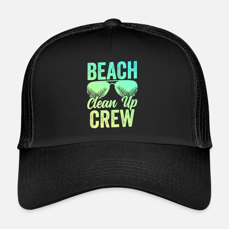 Équipe de nettoyage de plage Nettoyage de plage Plage Casquette trucker 