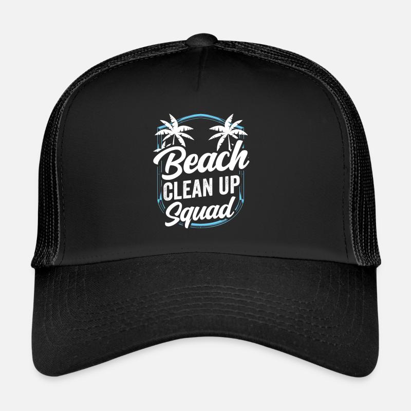 Beach Clean Up Squad Beach Cleaning Beach Trucker Cap