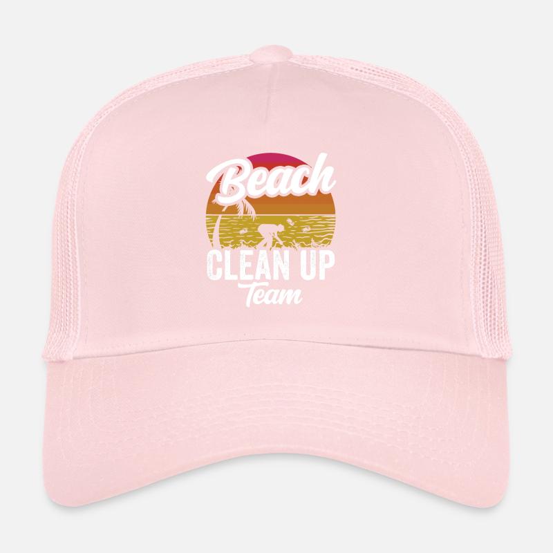 Beach Clean Up Team Beach Cleaning Beach Trucker Cap