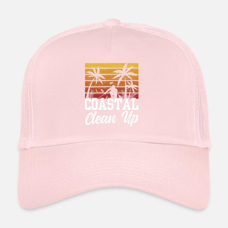 Coastal Cleanup Beach Clean Up Beach Trucker Cap