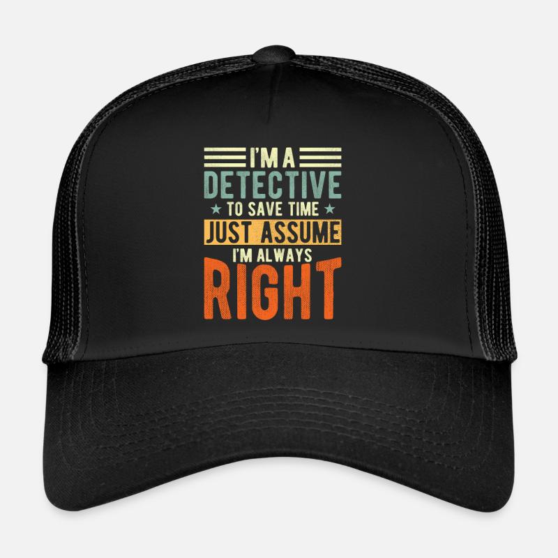 Detective Trucker Cap