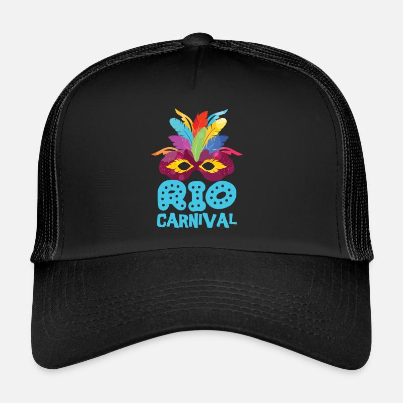 Carnaval Rio de Janeiro Célébration Brésil Carnaval Casquette trucker 