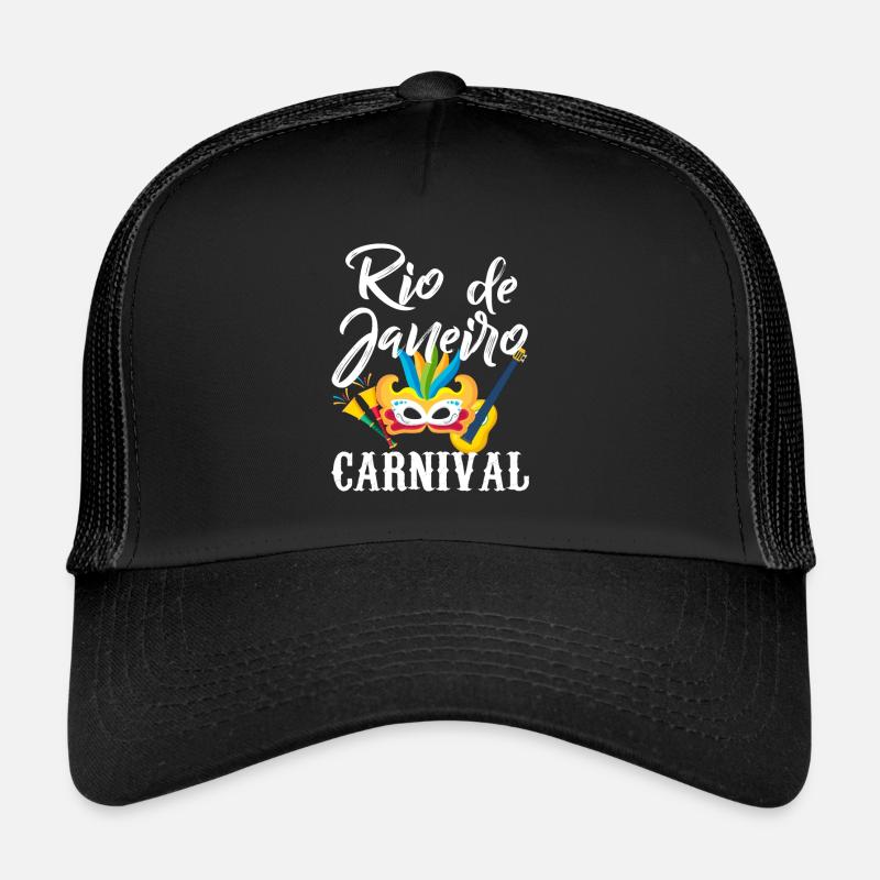Célébration du Carnaval du Brésil Rio de Janeiro à Brasili Casquette trucker 