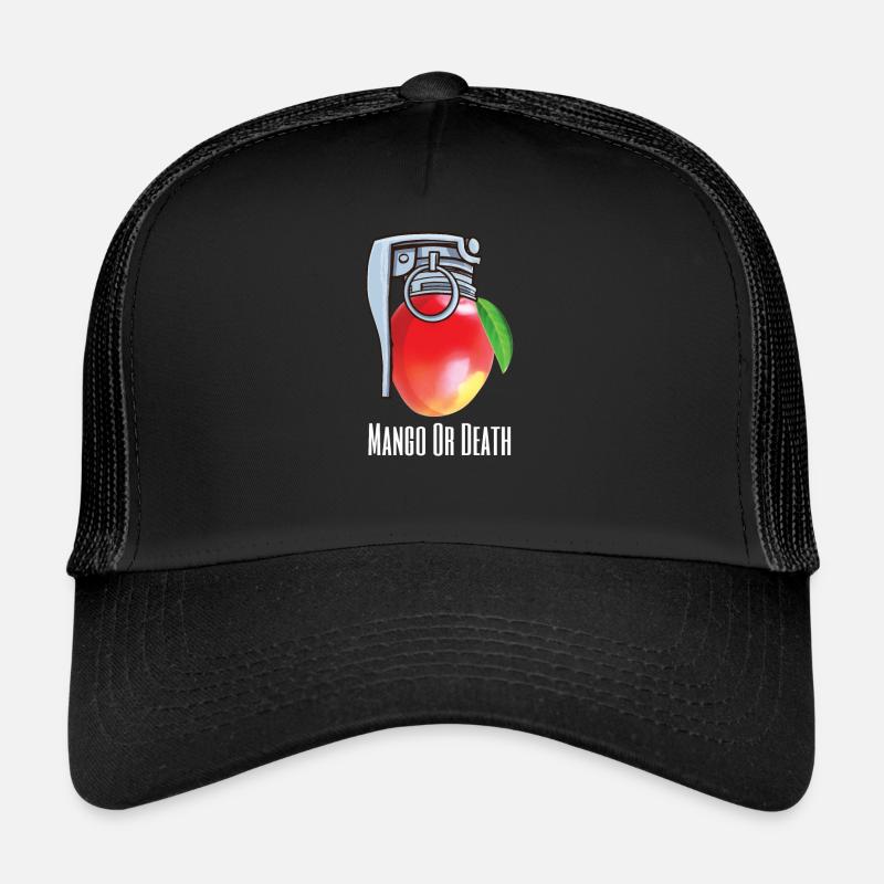 Mango or death fruit lover prank quote Trucker Cap