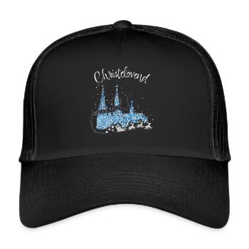 Cologne Cathedral Fastelovend Colonia Cologne Christmas Days - Trucker Cap - black/black - Front