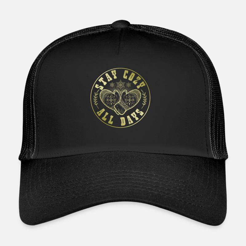 Winter Spruch Cold Trucker Cap