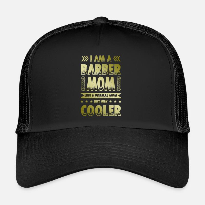 Barber Mom Friseur Spruch Trucker Cap