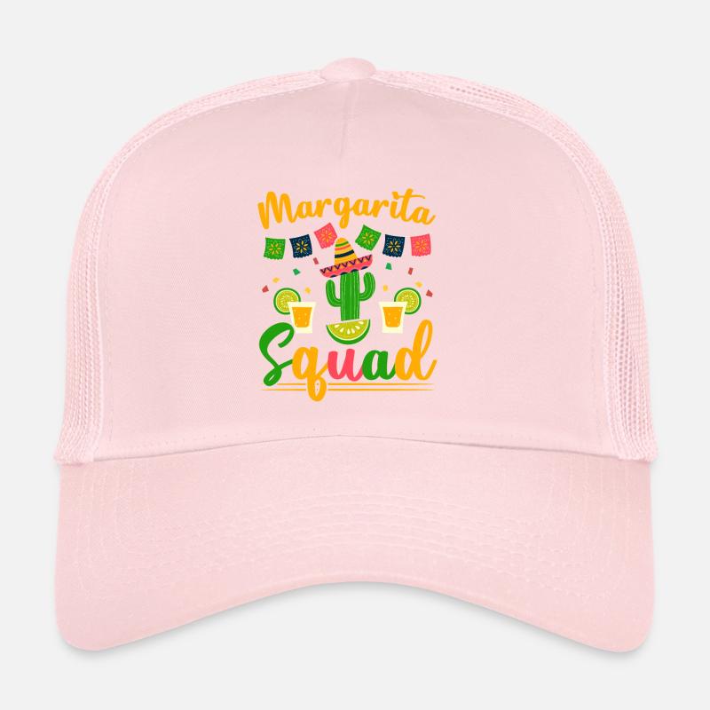 Margarita Squad Alcoholic Drink Cocktail Lover Trucker Cap