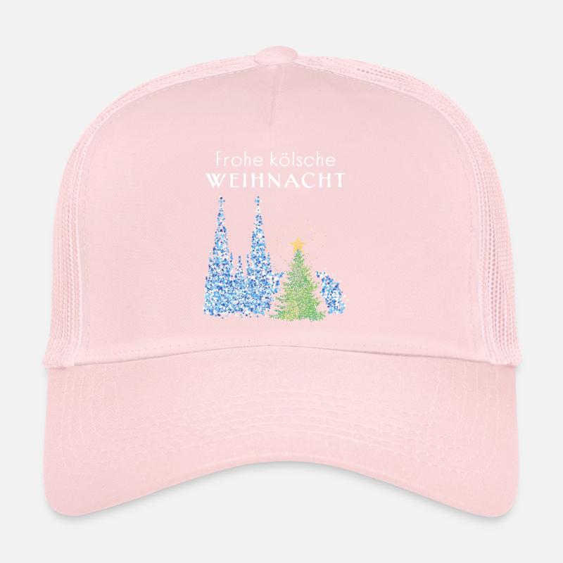 Frohe Weihnachten Kölner Dom Köln Christbaum Trucker Cap