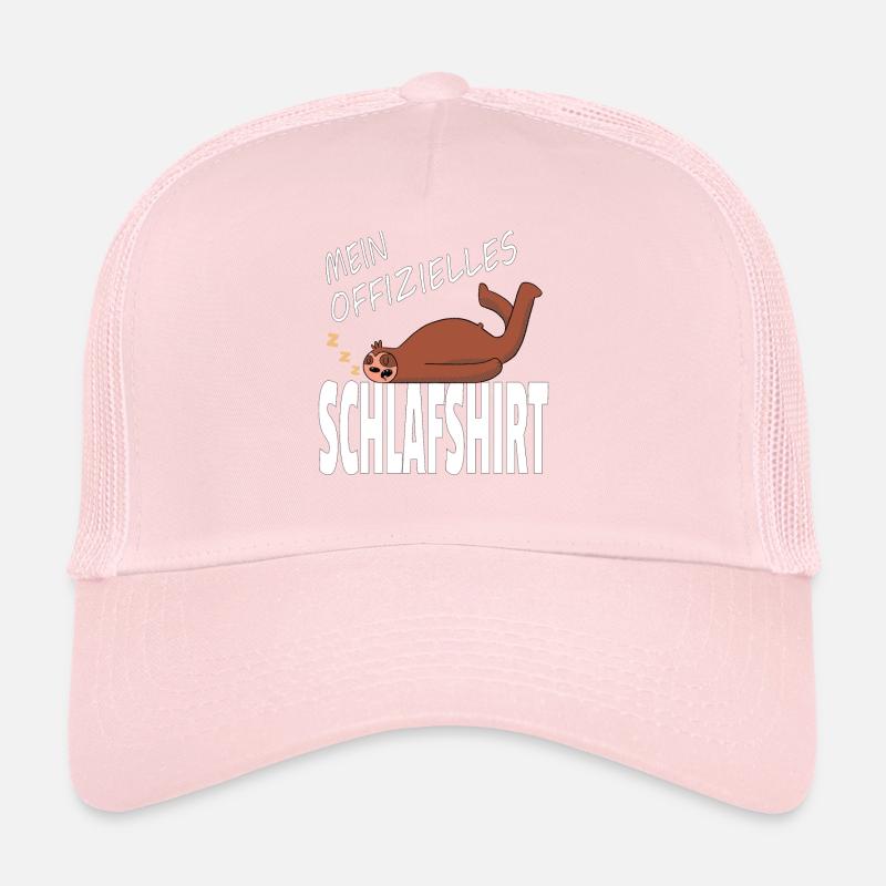Faultier Schlafshirt Pyjama Geschenkidee Trucker Cap