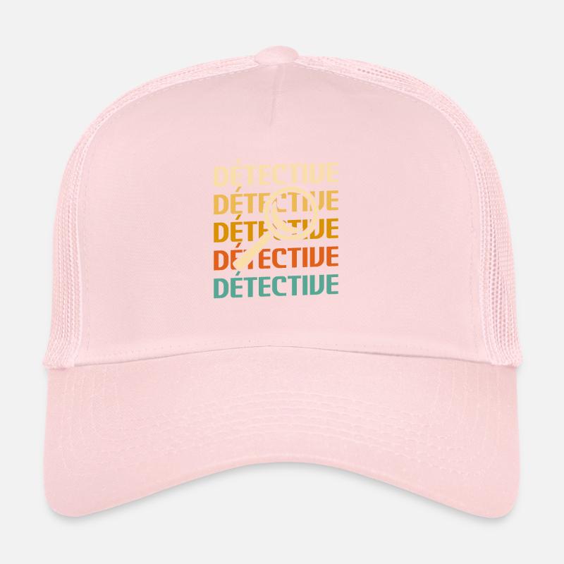 Retro Détective Enquêteur Casquette trucker 