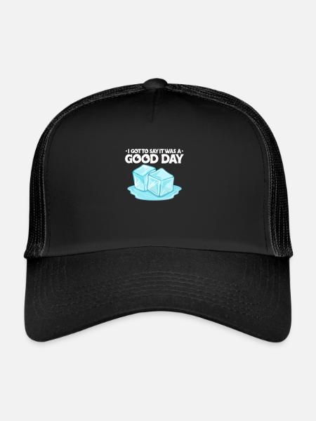 Hip Hop Rap Music Rapper Hiphop Gift - Casquette trucker  - noir/noir - Devant
