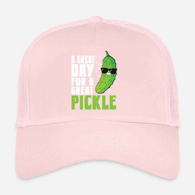 A Great Day For A Great Pickle Trucker Cap