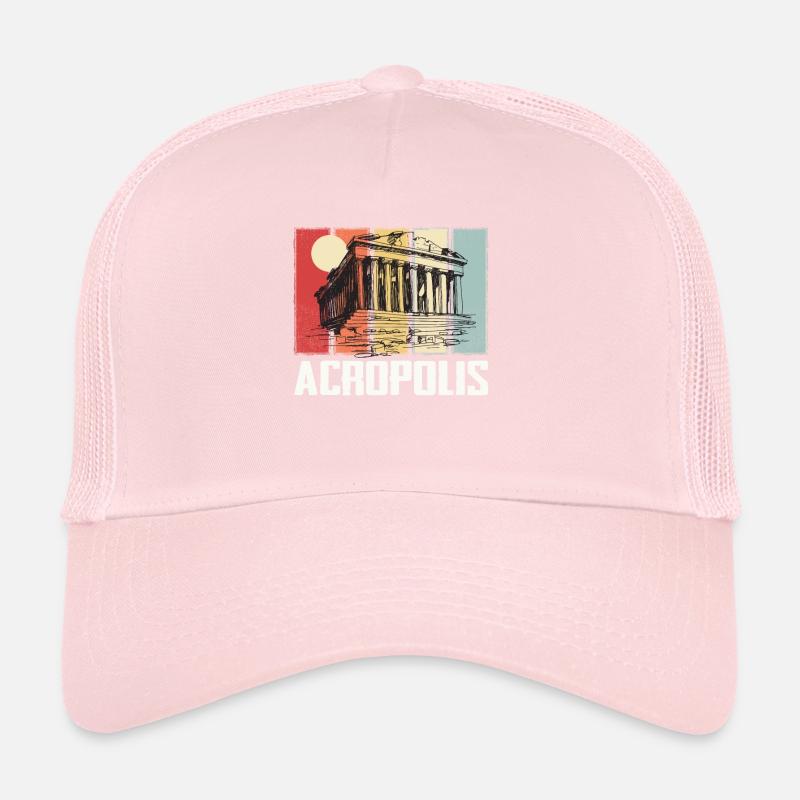 Parthénon Acropole Athènes Grèce Grèce Casquette trucker 