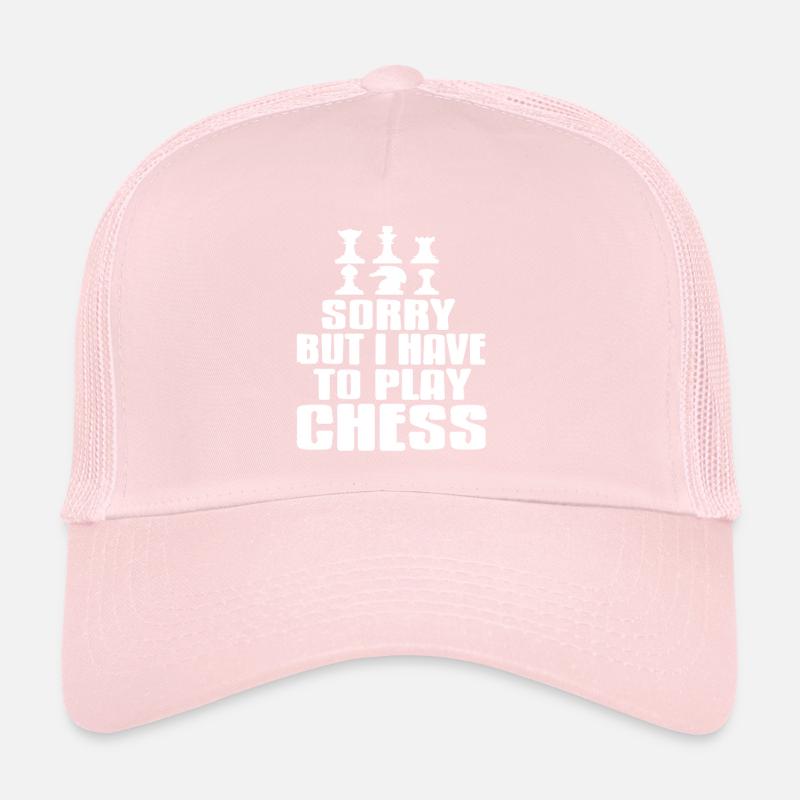 Désolé mais je dois jouer aux échecs Casquette trucker 