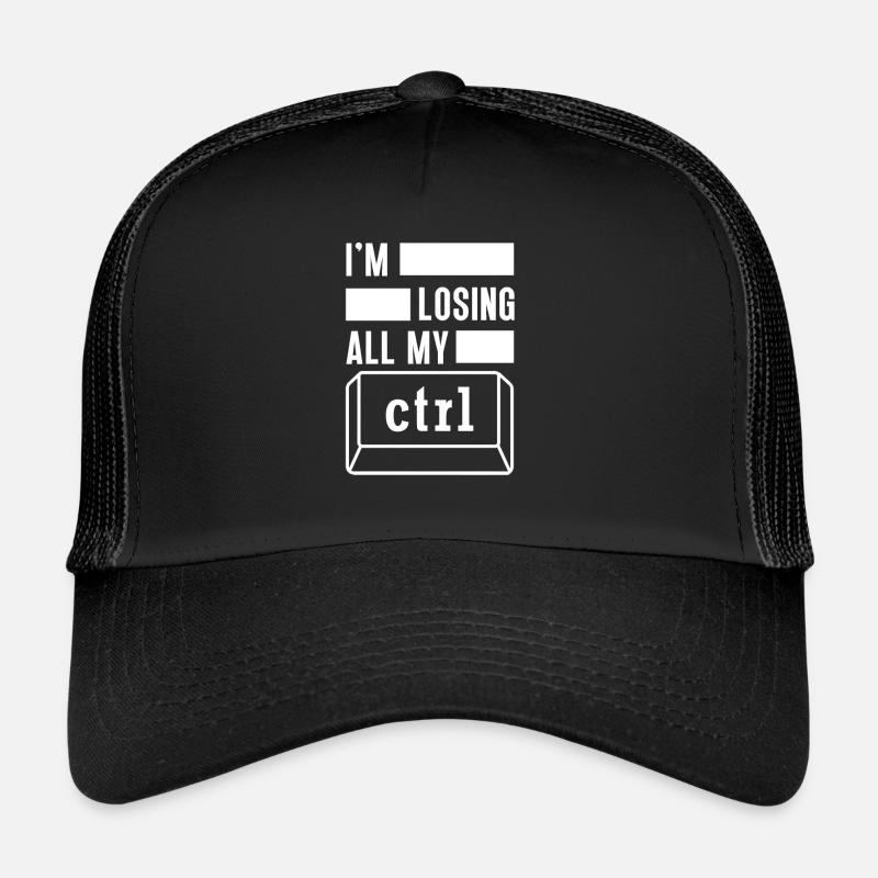 Logiciel de clé informatique de cybersécurité Casquette trucker 