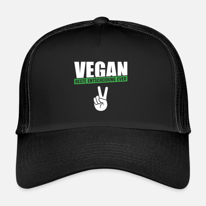 Vegan Beste Entscheidung ever Trucker Cap