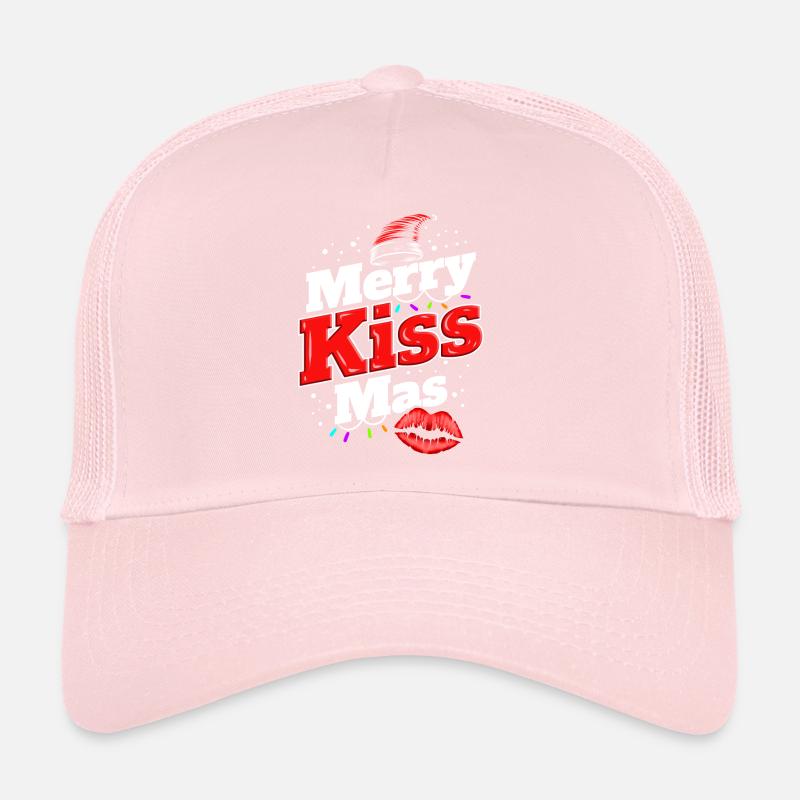 Joyeux baiser à Noël Casquette trucker 