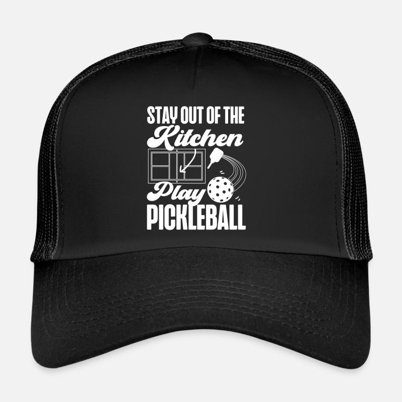 Pickleball Restez en dehors de la cuisine Casquette trucker 