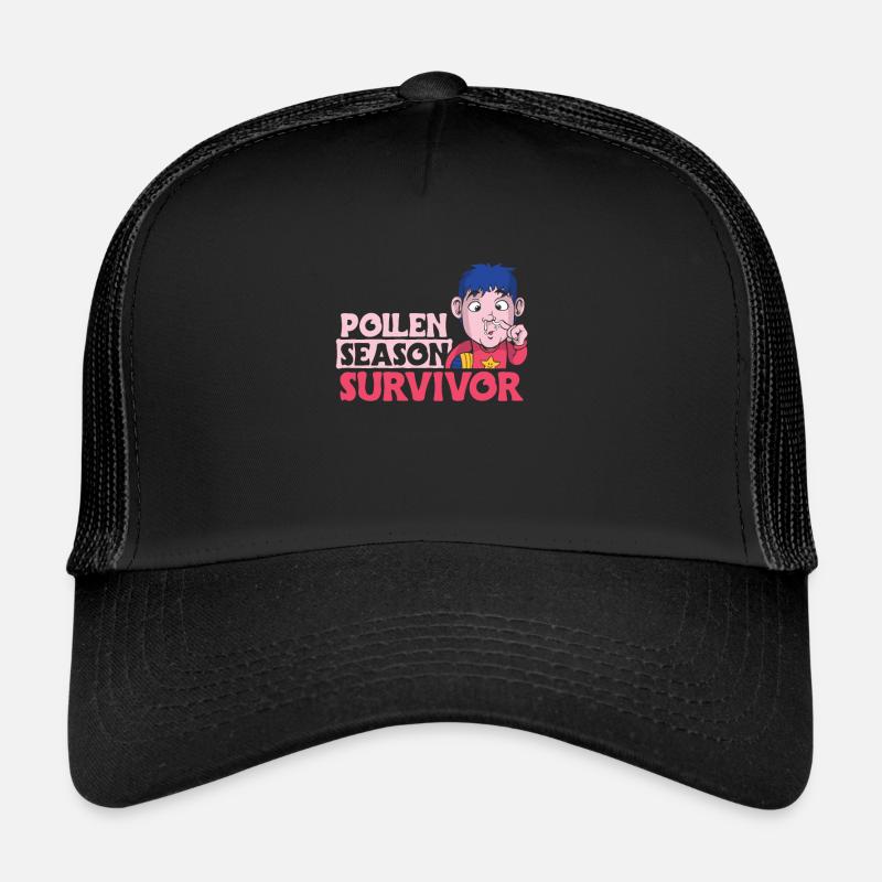 Cadeau de chemise de survivant de saison du pollen Casquette trucker 