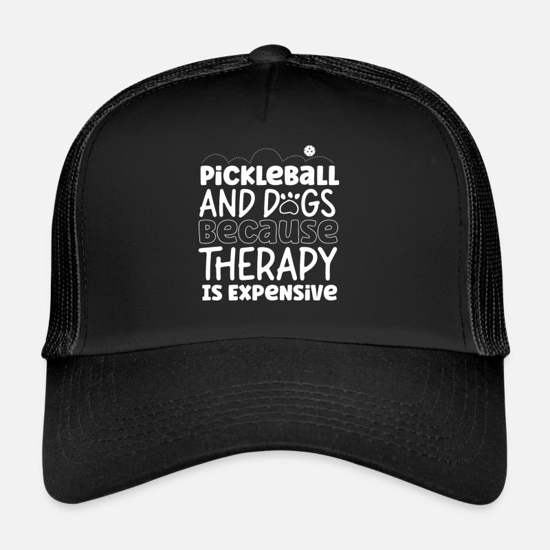 Pickleball Chien Pickleball Et Chiens Casquette trucker 