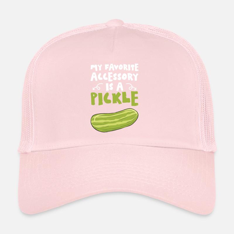 My Favorite Accessory Is A Pickle Trucker Cap