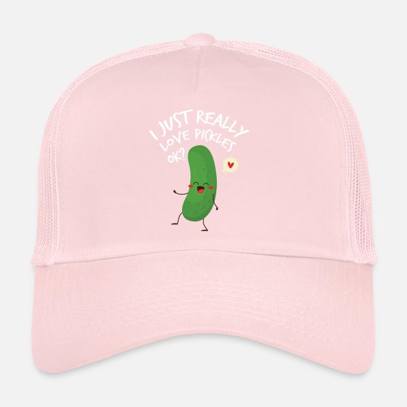 J’aime vraiment les cornichons ok ? Casquette trucker 