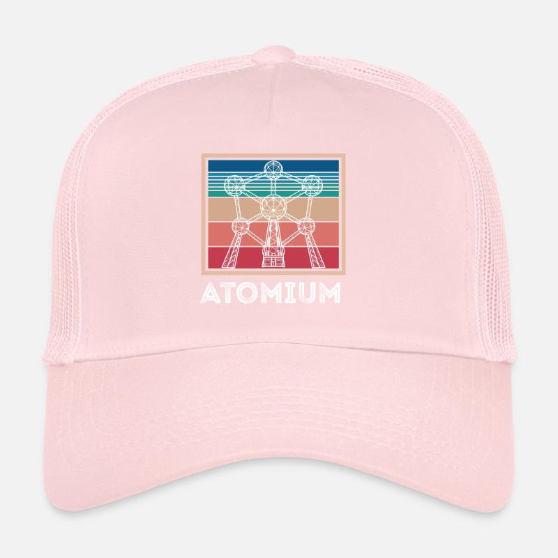 Atome Atomium Noyau atomique Physiciens Science Physique Casquette trucker 