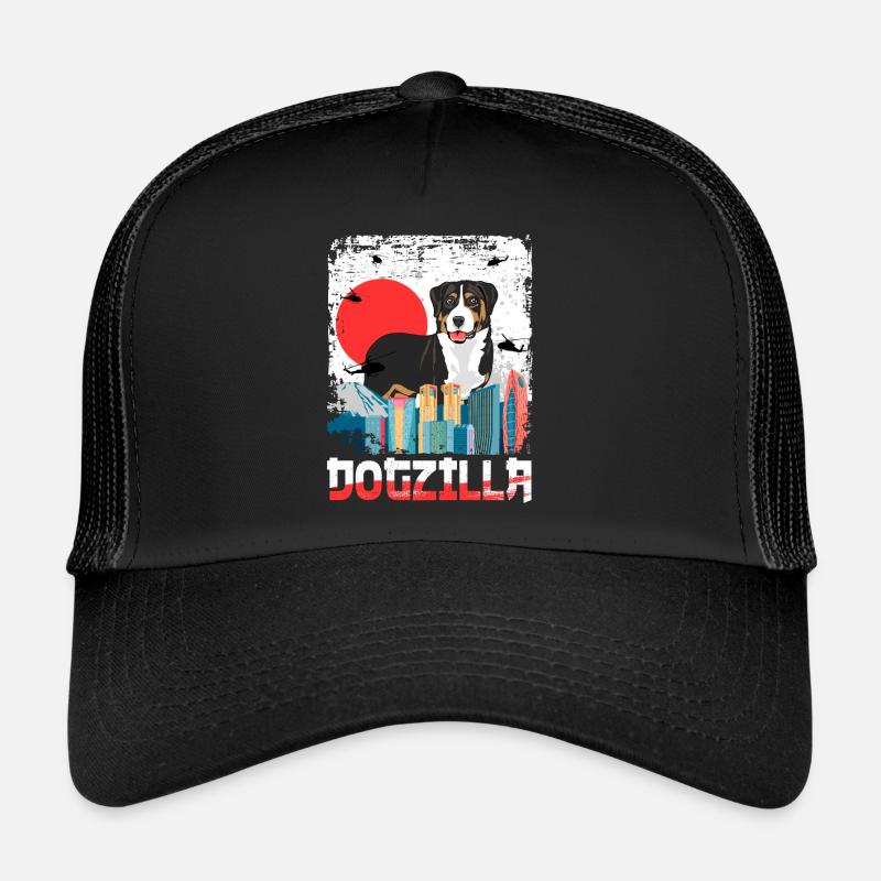 dogzilla japanisch berner sennenhund Trucker Cap