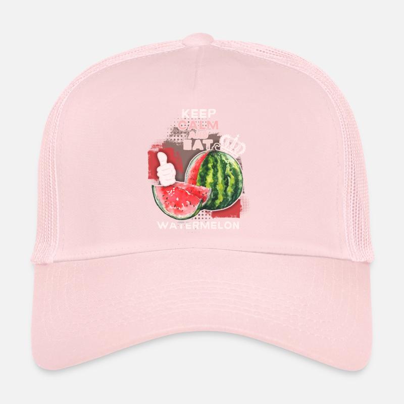 Pastèque drôle de dicton Eat-Watermelon Casquette trucker 