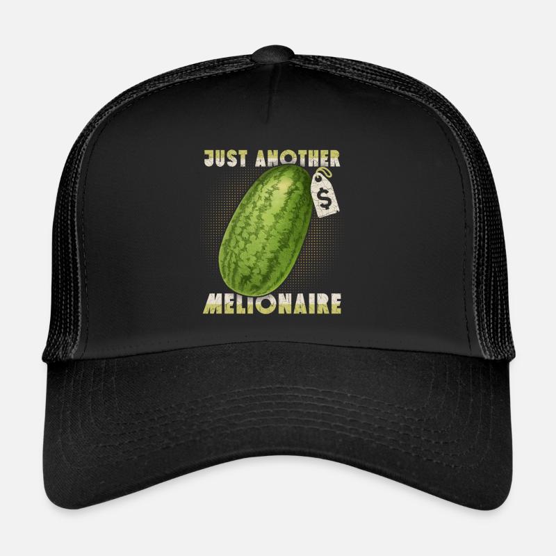 Wassermelone lustiger Spruch Pun, Melionaire Trucker Cap