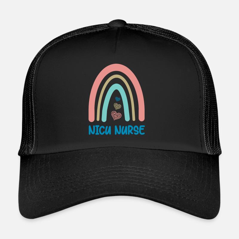 NICU Krankenschwester - Regenbogenherz Trucker Cap