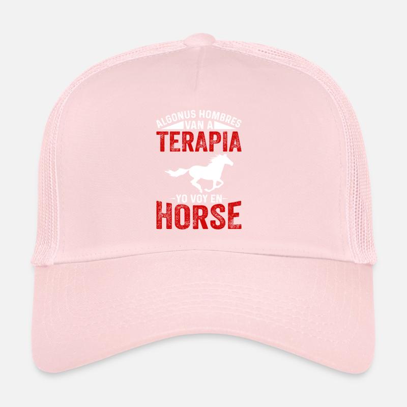 Algonus Men’s Therapy Je fais de l’équitation Casquette trucker 
