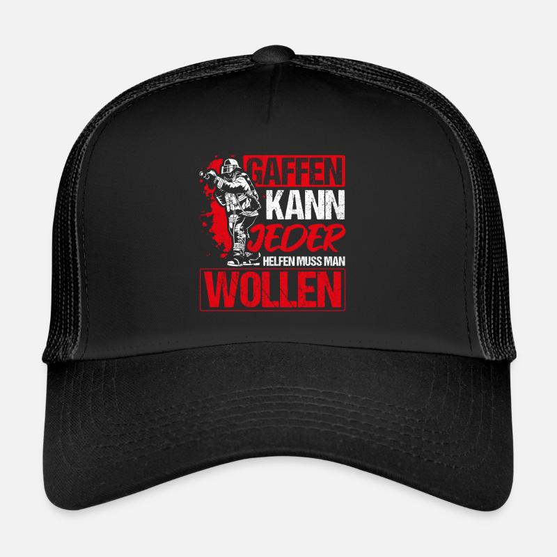 Freiwillige Feuerwehr Feuerwehrmann Berufsfeuerweh Trucker Cap